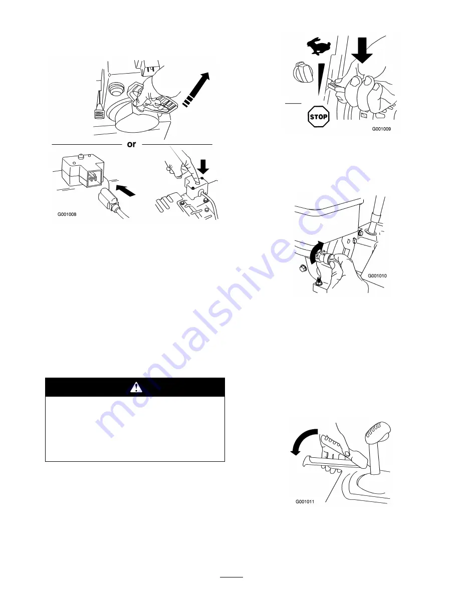 Toro 38621 Power Max 826LE Operator'S Manual Download Page 11