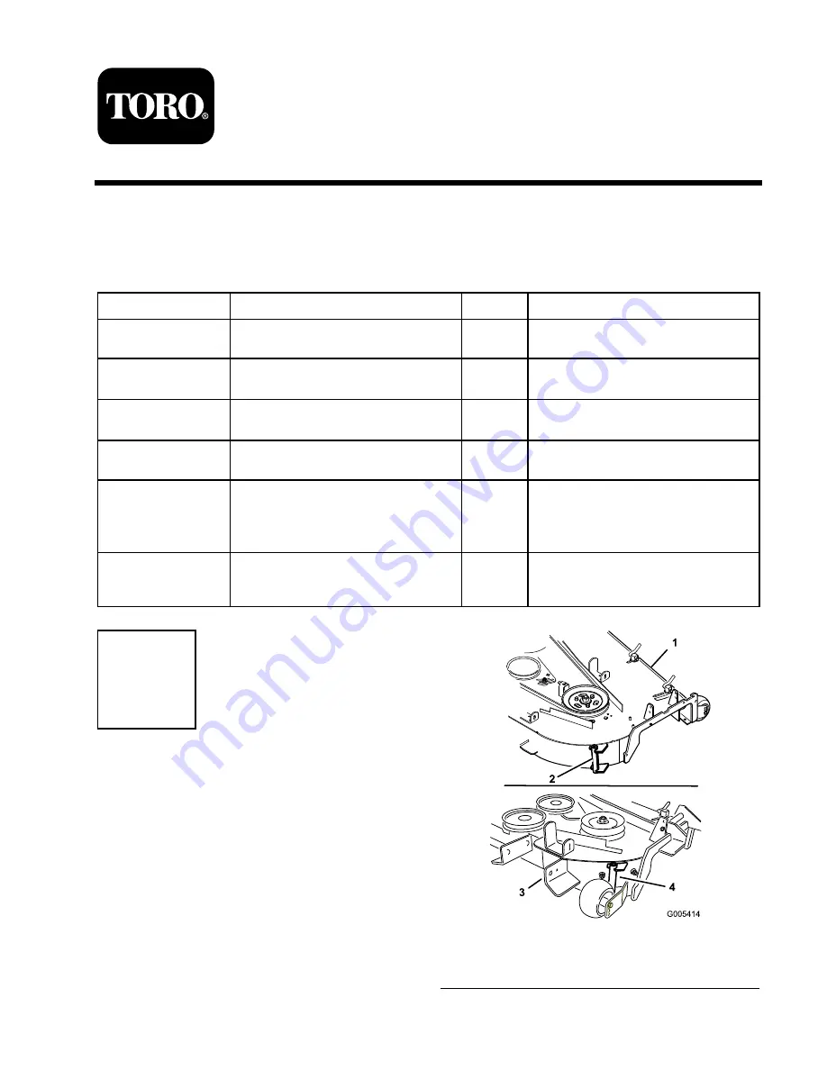 Toro 78537 Installation Instructions Download Page 1