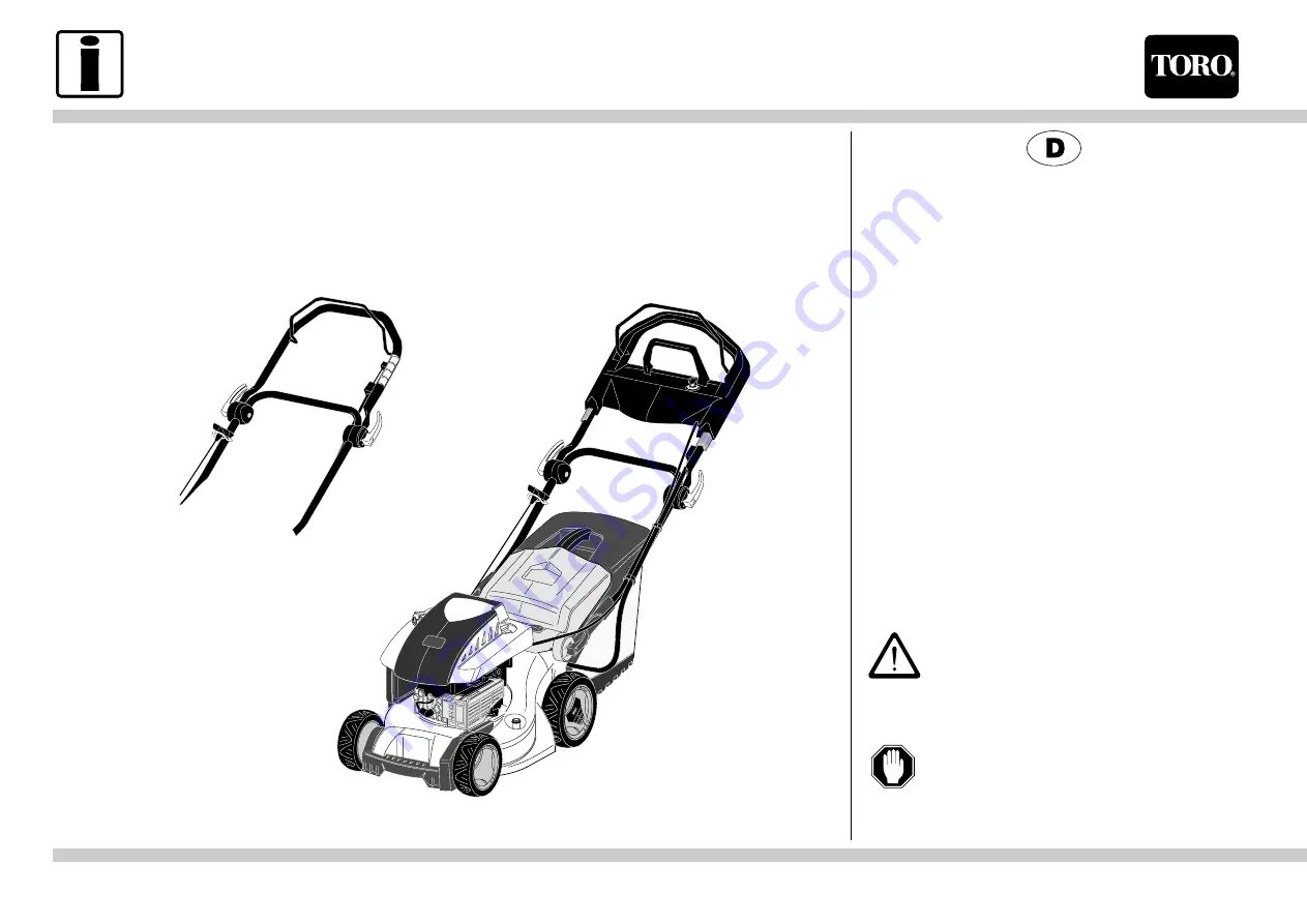 Toro Emotion 43 21025 Скачать руководство пользователя страница 4