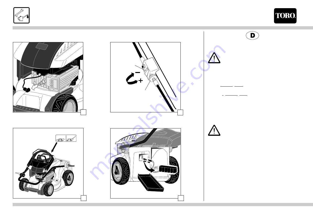 Toro Emotion 43 21025 Operator'S Manual Download Page 40