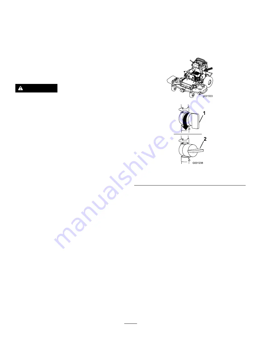 Toro GrandStand TURBO FORCE 74513 Operator'S Manual Download Page 22