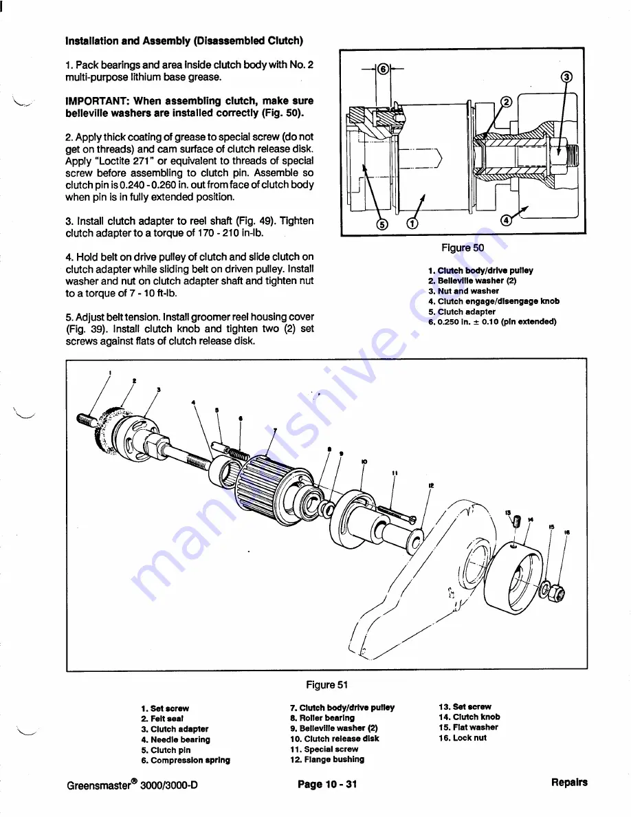 Toro Greenmaster 3000 Service Manual Download Page 271