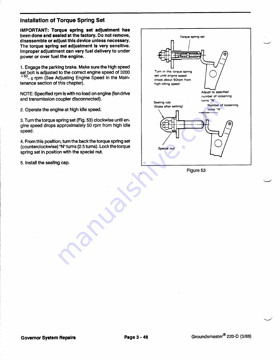 Toro Groundsmaster 1000L Service Manual Download Page 64