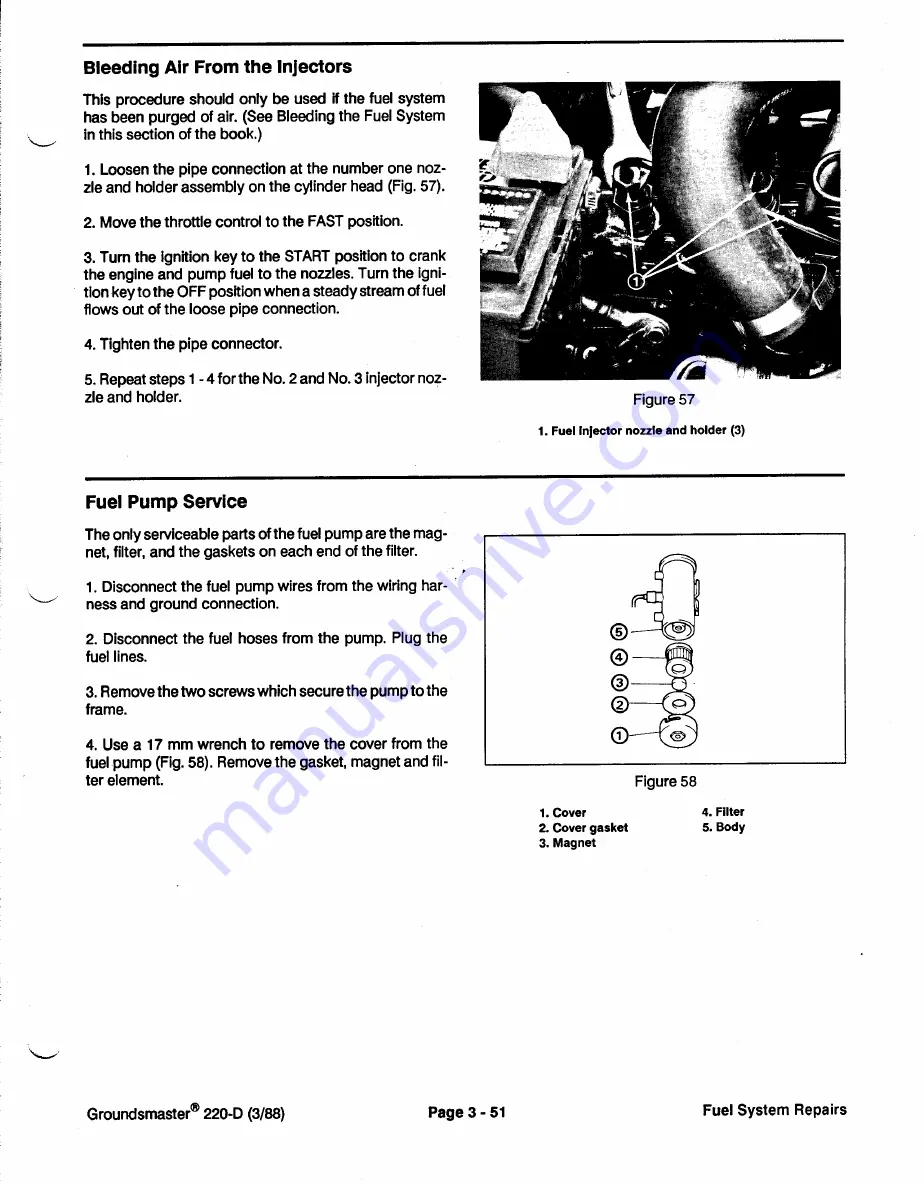 Toro Groundsmaster 1000L Service Manual Download Page 69