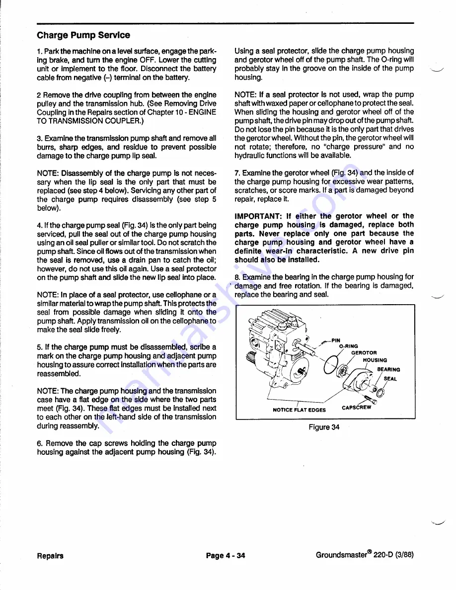 Toro Groundsmaster 1000L Service Manual Download Page 132