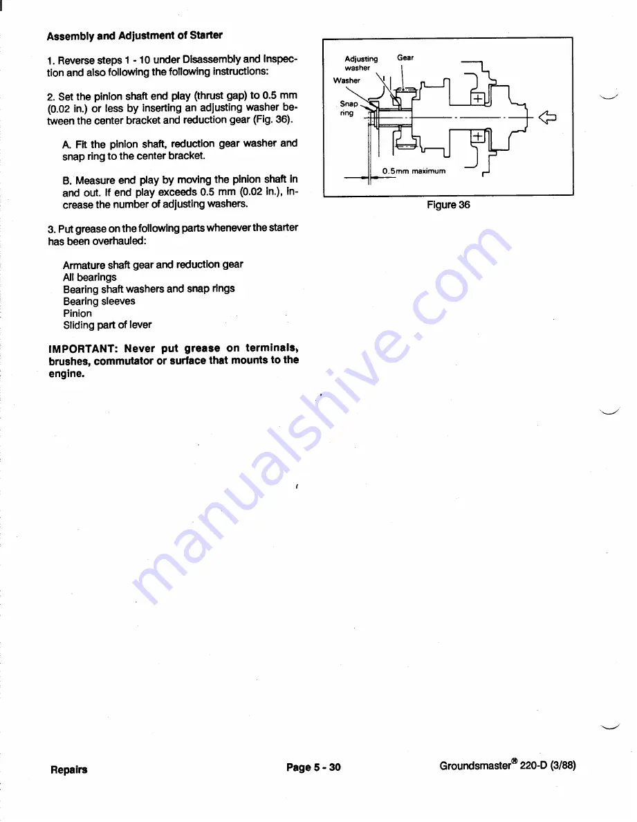 Toro Groundsmaster 1000L Service Manual Download Page 178