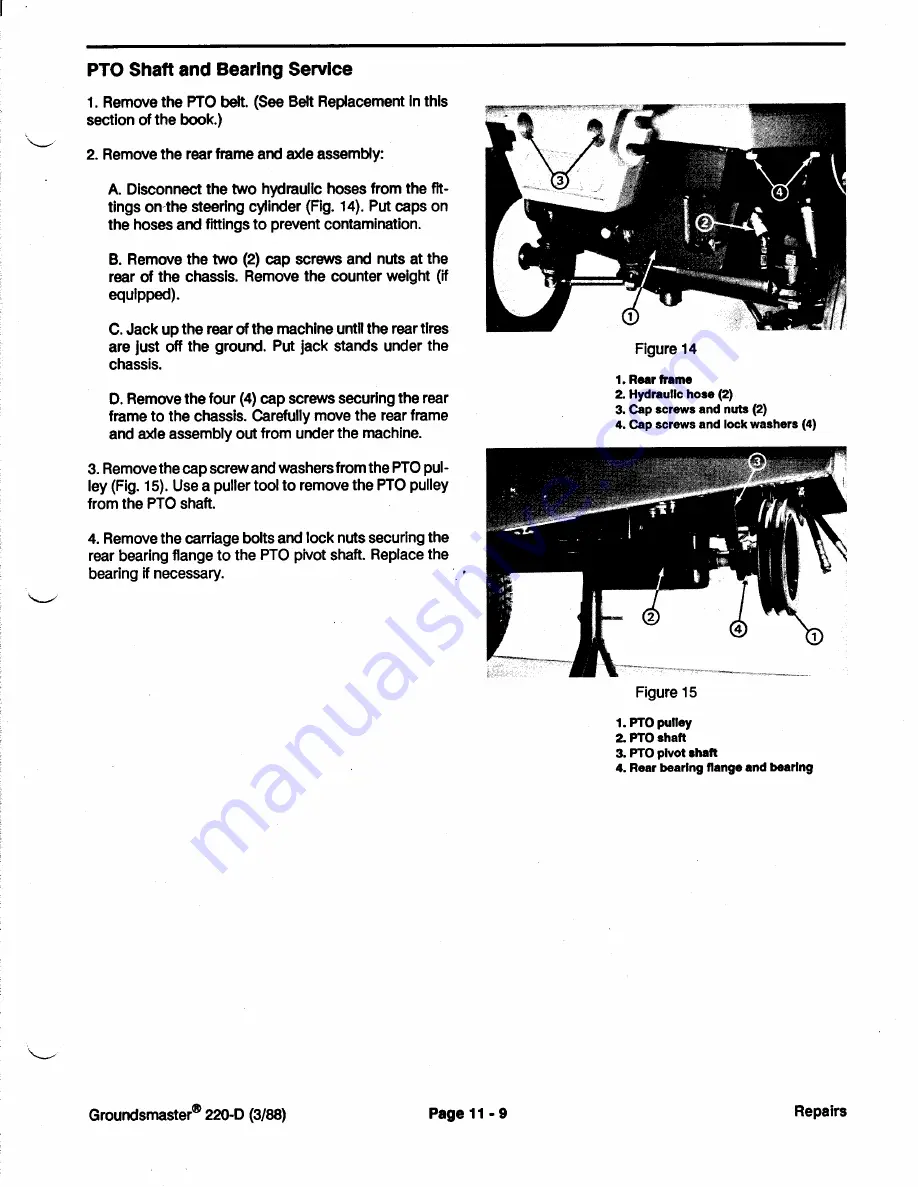 Toro Groundsmaster 1000L Service Manual Download Page 255