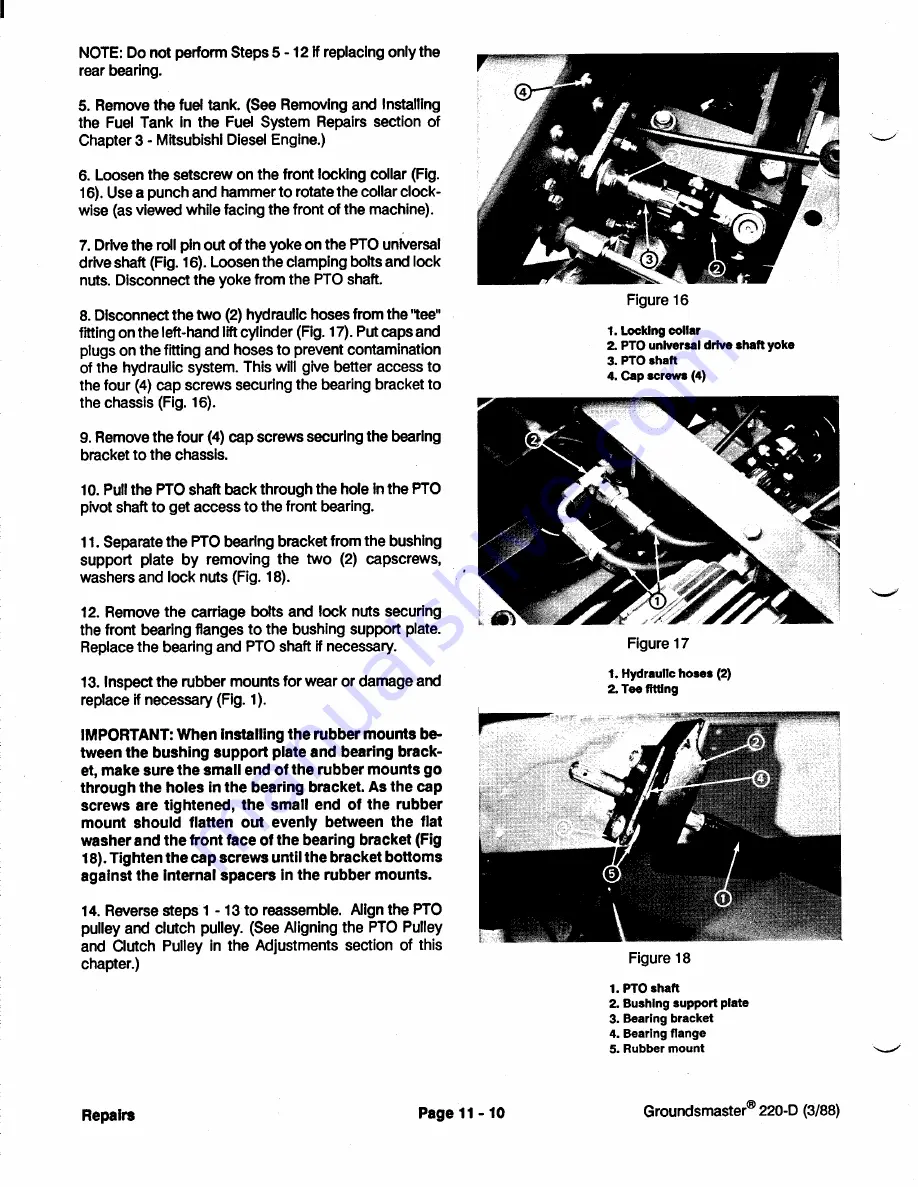 Toro Groundsmaster 1000L Service Manual Download Page 256