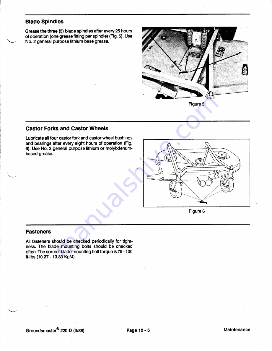 Toro Groundsmaster 1000L Service Manual Download Page 267