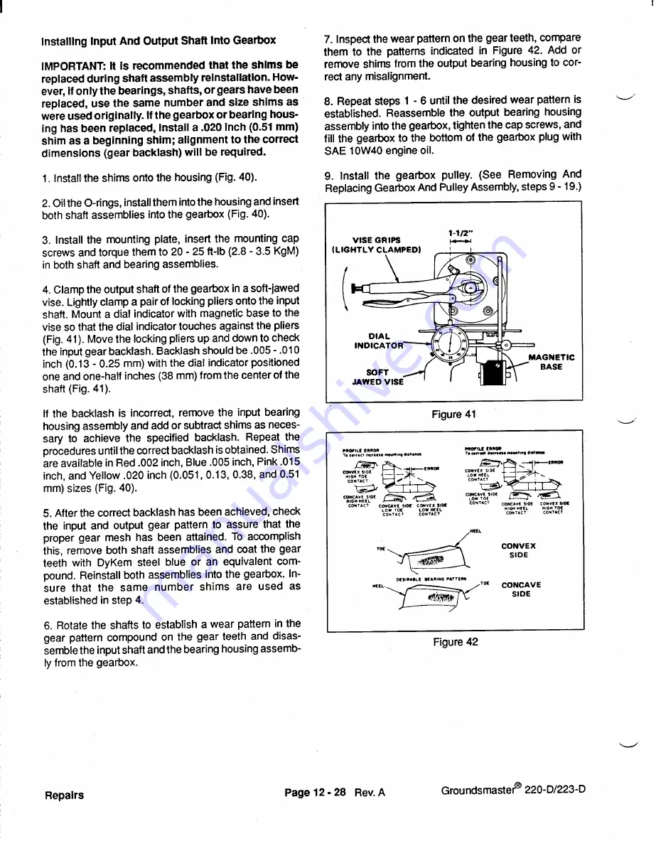 Toro Groundsmaster 1000L Service Manual Download Page 290