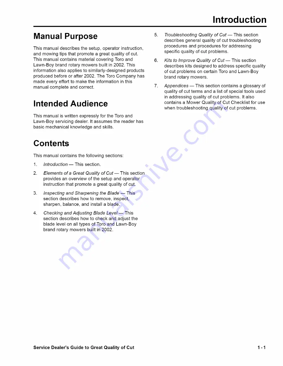 Toro LAWN-BOY 20041 Manual Download Page 7