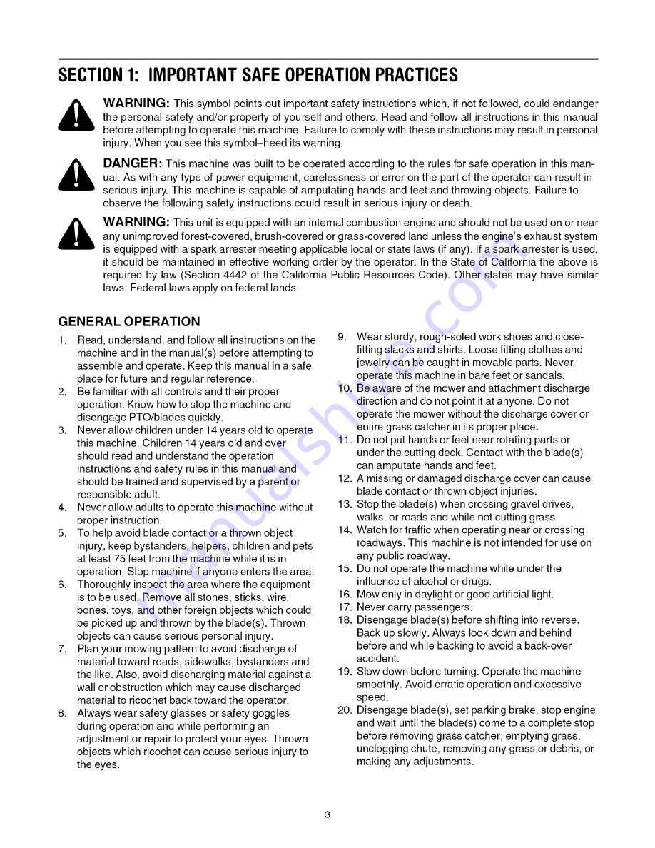 Toro LX466 13AT61RH044 Operator'S Manual Download Page 3