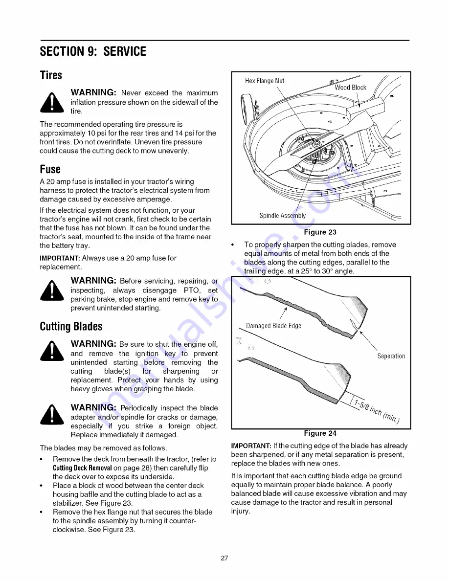 Toro LX466 13AT61RH044 Operator'S Manual Download Page 27