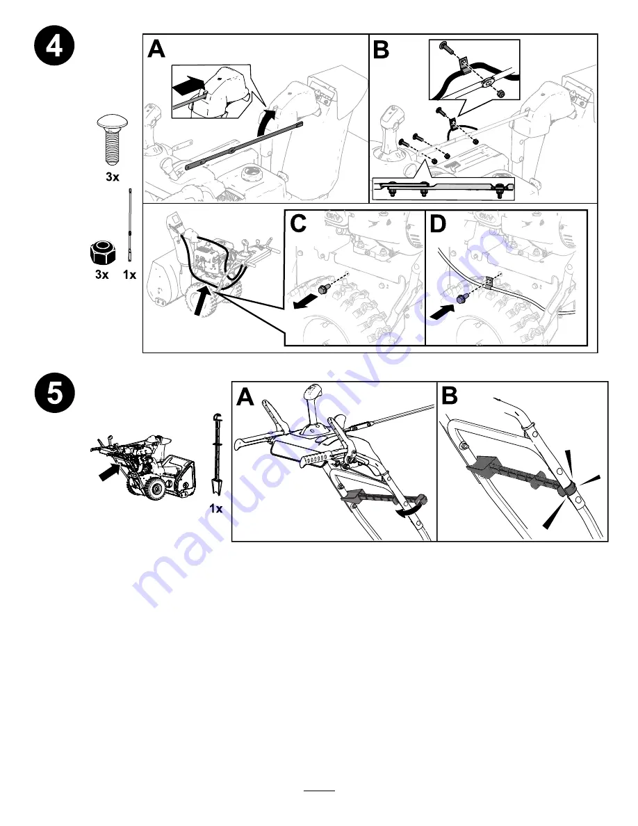 Toro Power Max 826 OHAE Quick Start Manual Download Page 4