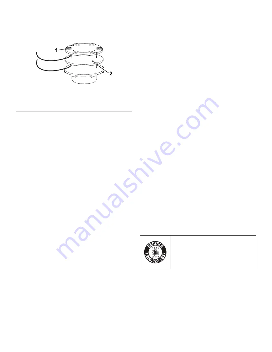 Toro Power Plex 14in 40V MAX 51482 Operator'S Manual Download Page 15