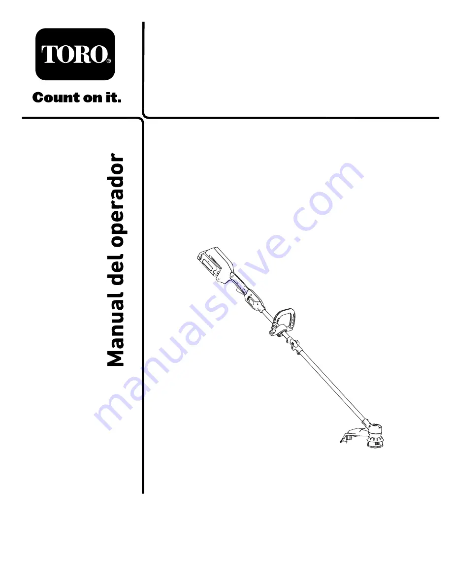 Toro Power Plex 14in 40V MAX 51482 Operator'S Manual Download Page 20