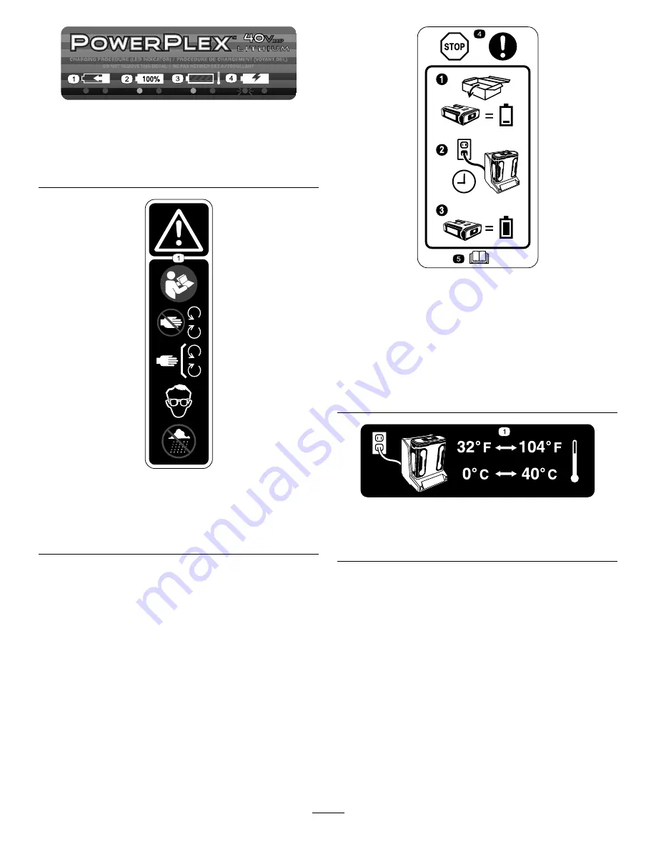 Toro Power Plex 14in 40V MAX 51482 Operator'S Manual Download Page 42