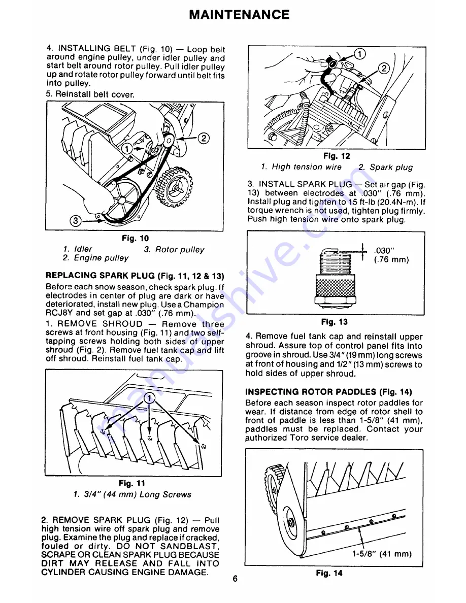 Toro S-620 Operator'S Manual Download Page 6