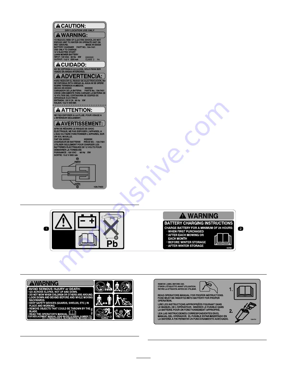 Toro Super Recycler 20062 Operator'S Manual Download Page 4