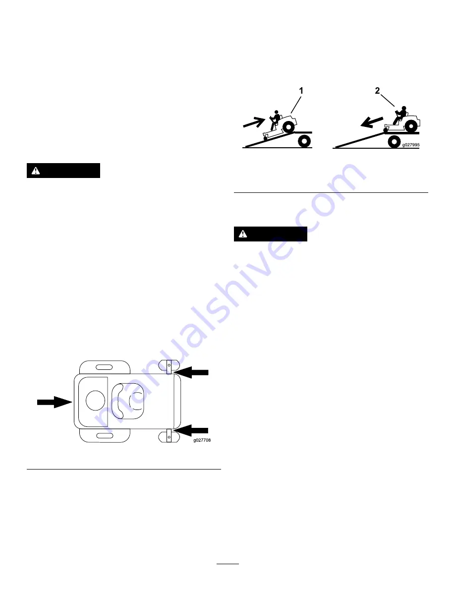 Toro TimeCutter HD MyRide 48in Operator'S Manual Download Page 30