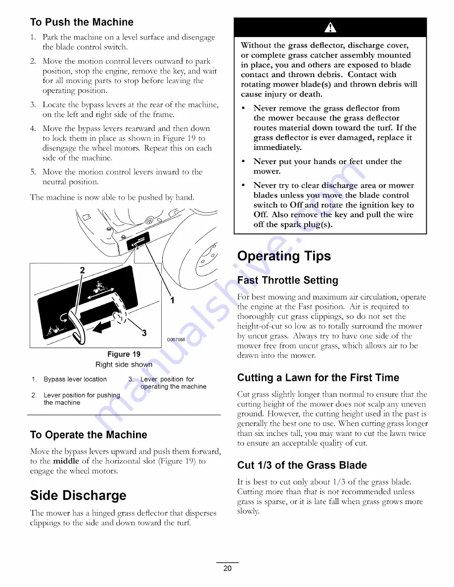 Toro TimeCutter Z5000 Operator'S Manual Download Page 20