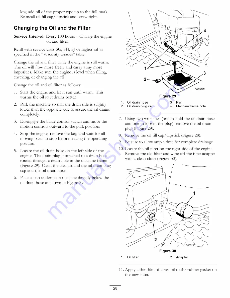 Toro TimeCutter Z5030 Operator'S Manual Download Page 28