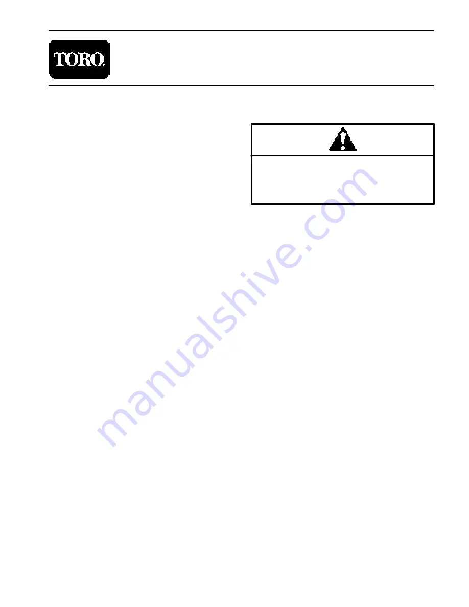 Toro TWISTER 1400 Service Manual Download Page 4