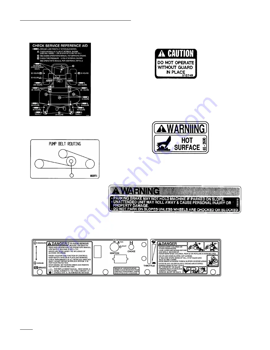 Toro z-252 Operator'S Manual Download Page 10