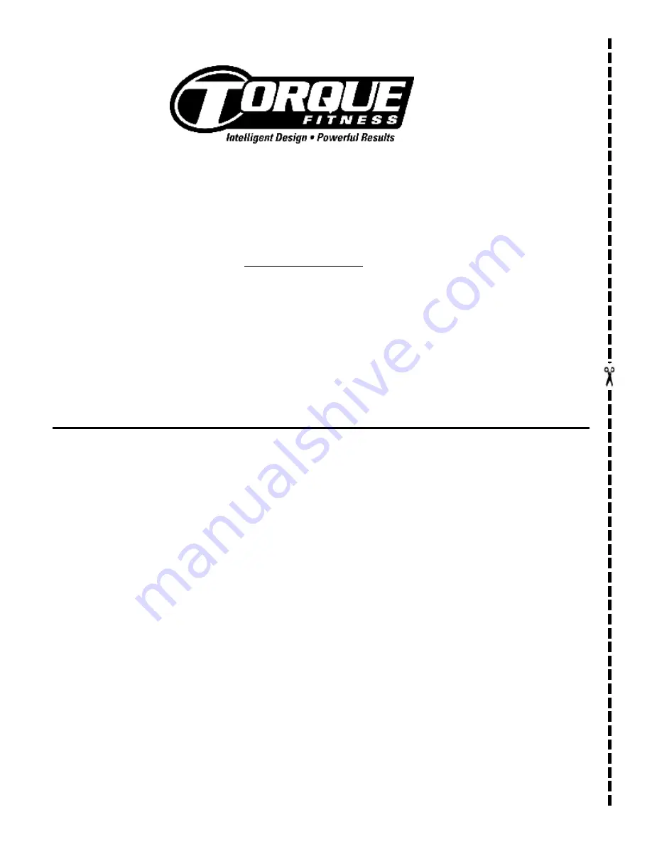 Torque Fitness tq9 Assembly And Maintenance Manual Download Page 52