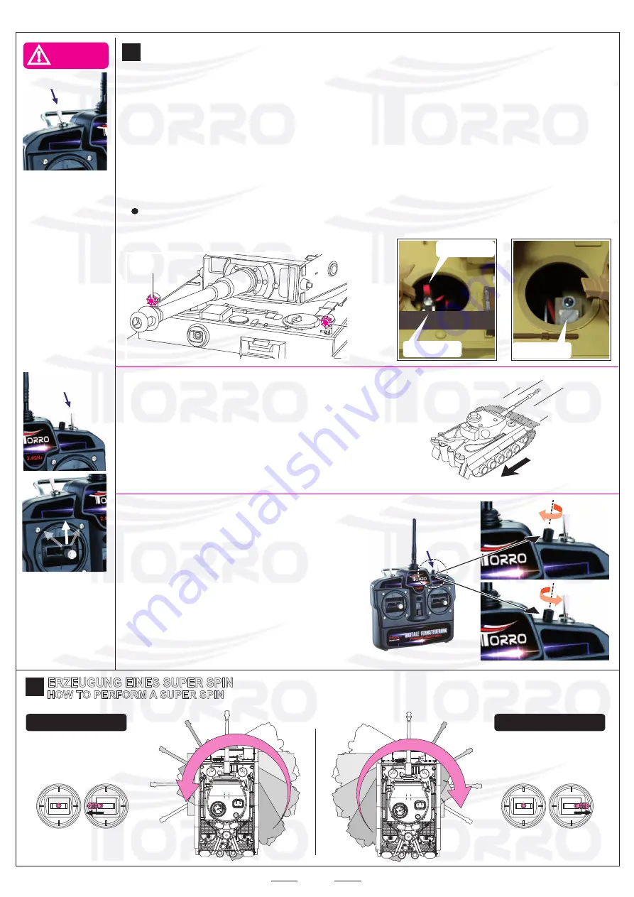 Torro 3818-1 Instruction Manual Download Page 12