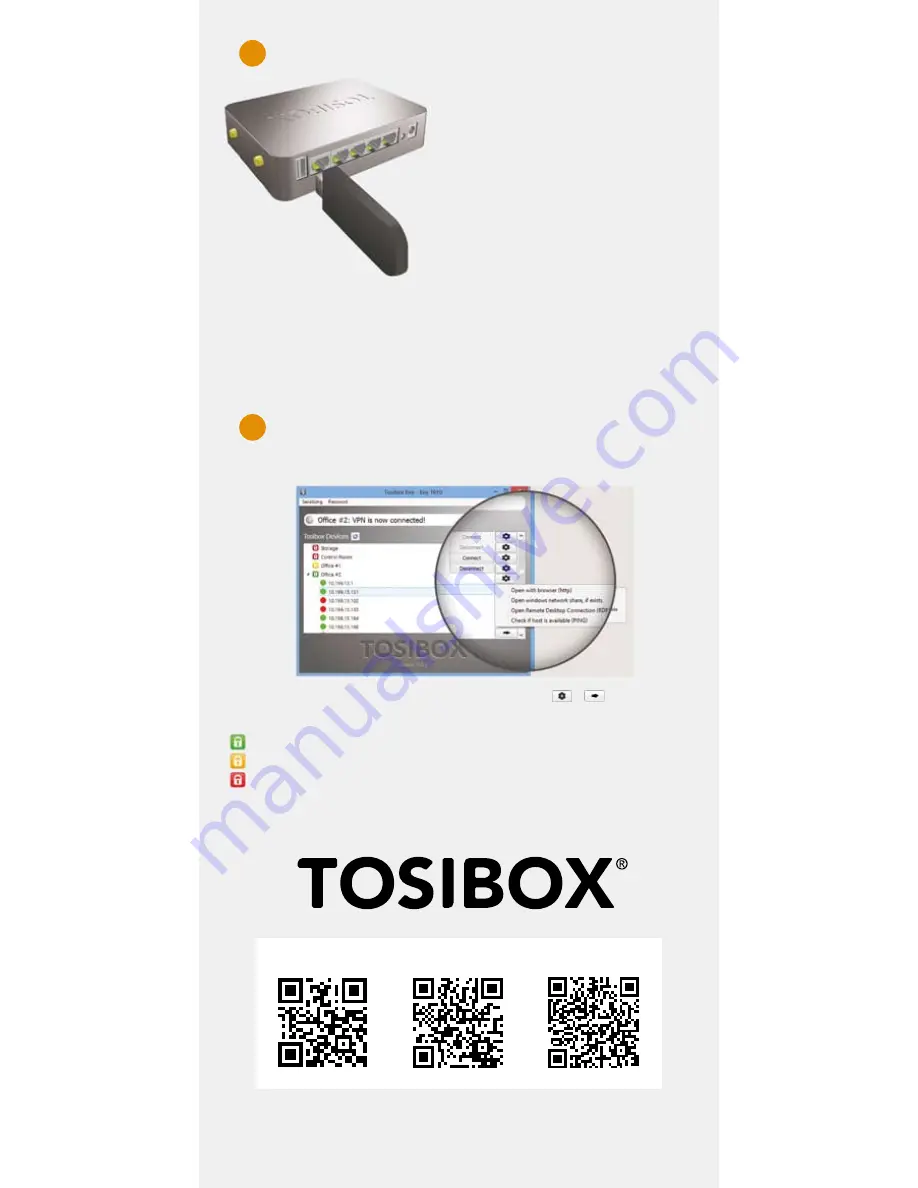 Tosibox Lock Quick Start Manual Download Page 2