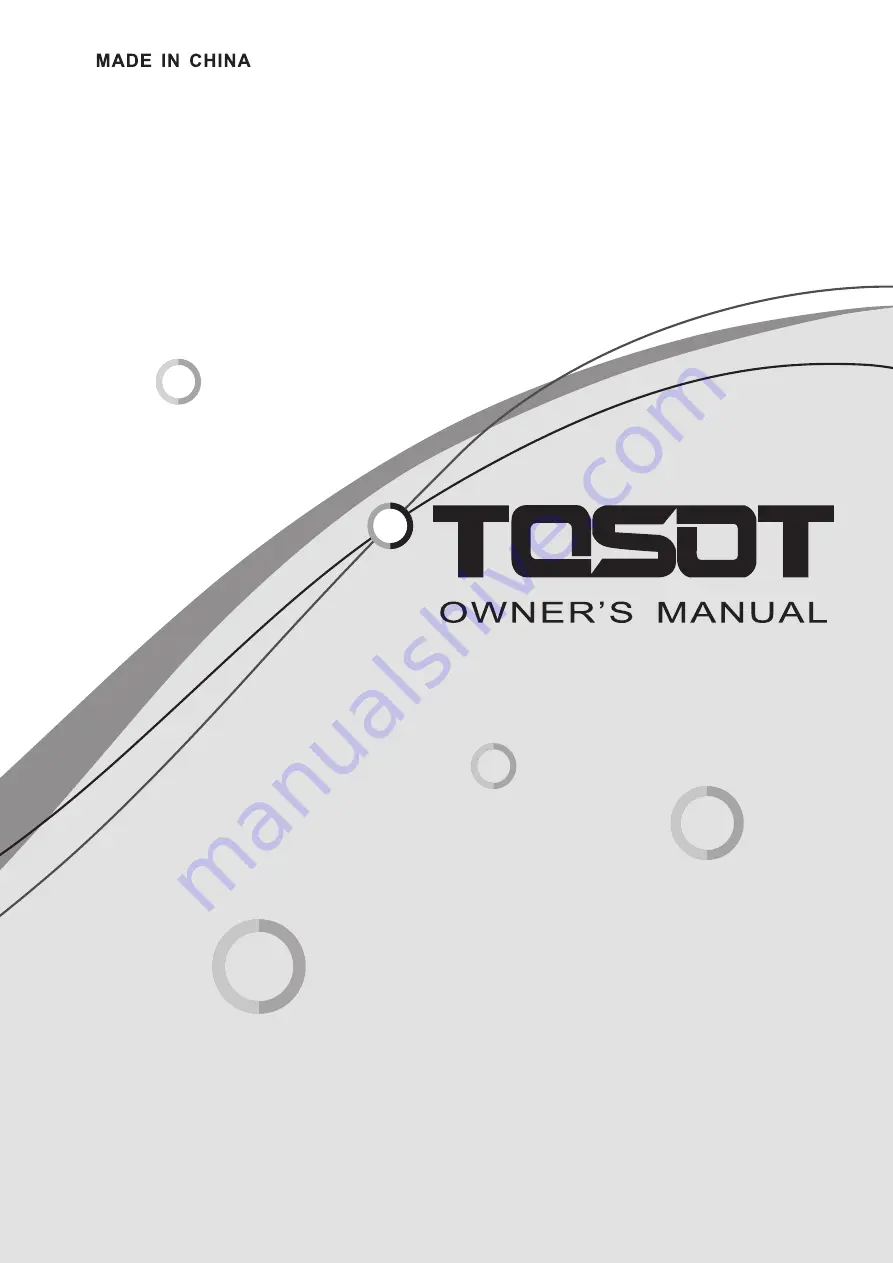 Tosot TM18H5O Owner'S Manual Download Page 1