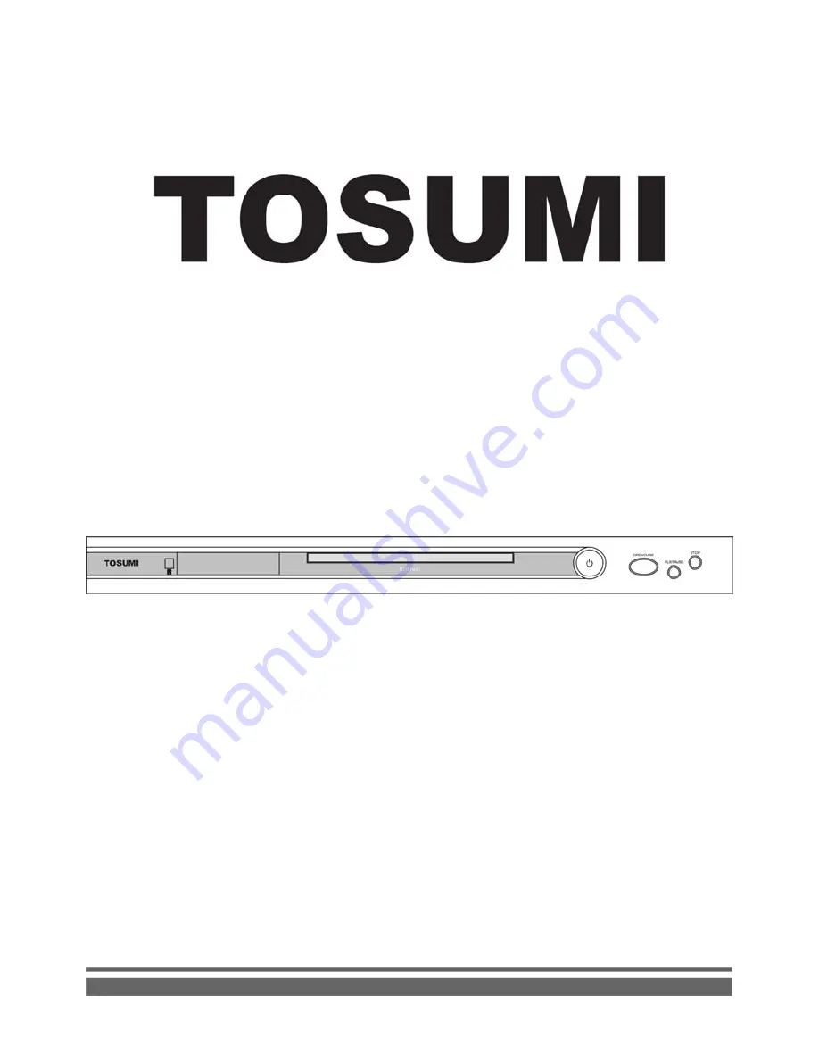 Tosumi TOM1031 Скачать руководство пользователя страница 1