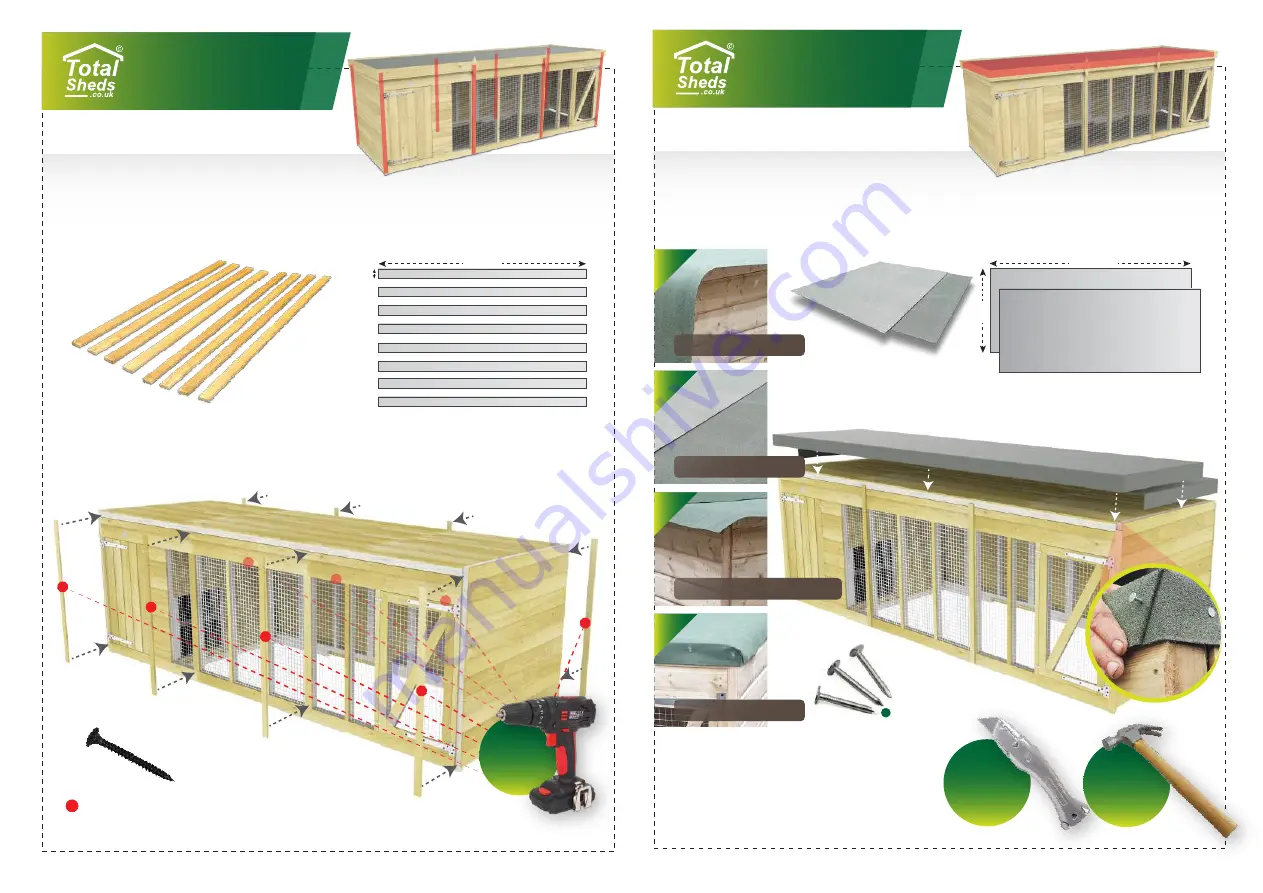 total sheds DOG KENNEL Скачать руководство пользователя страница 10