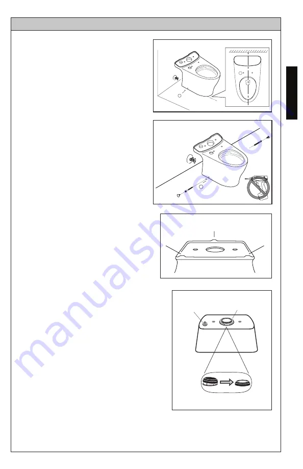 Toto CST442 Installation Manual Download Page 5