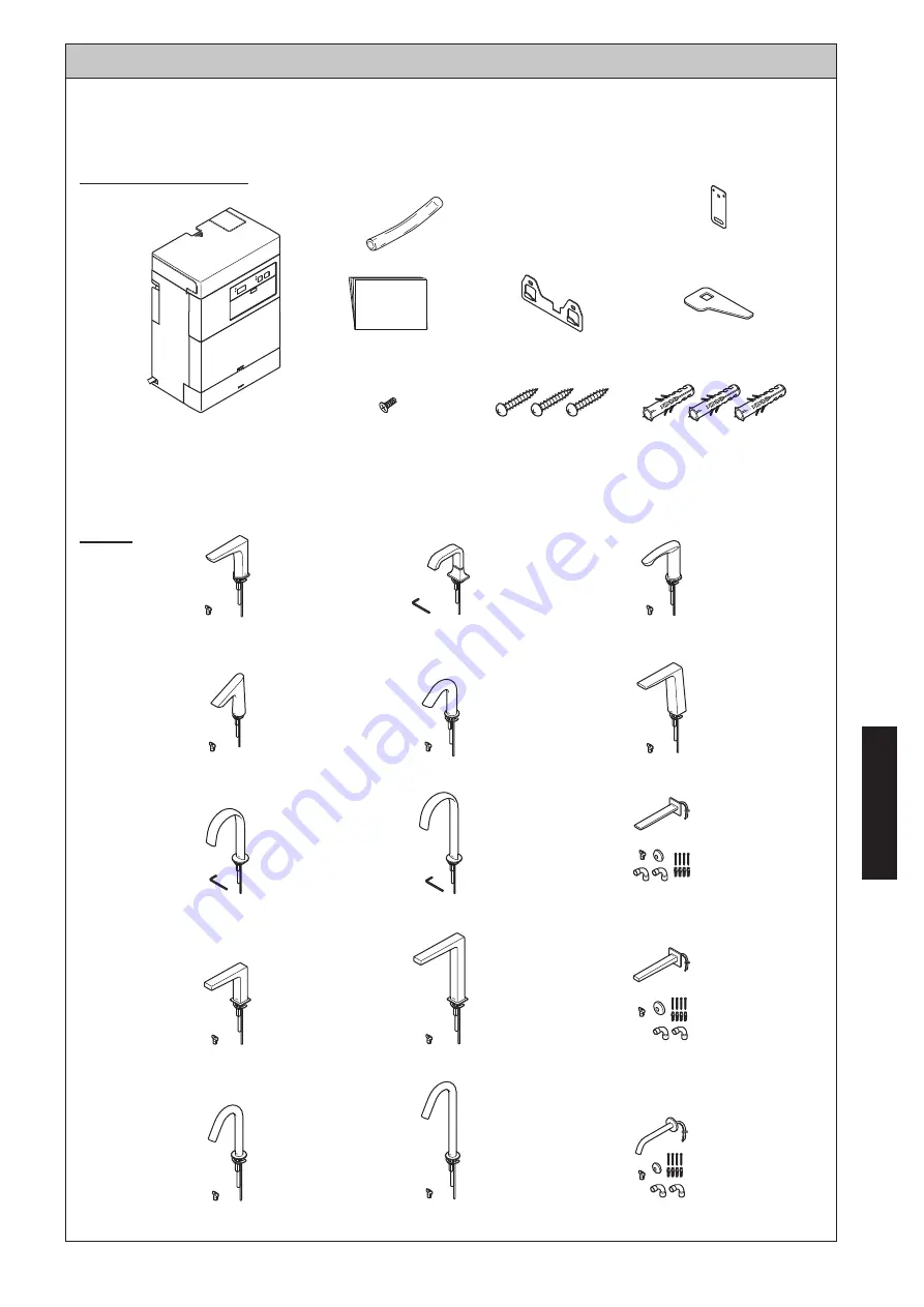 Toto REAH03B1U Installation And Owner'S Manual Download Page 111