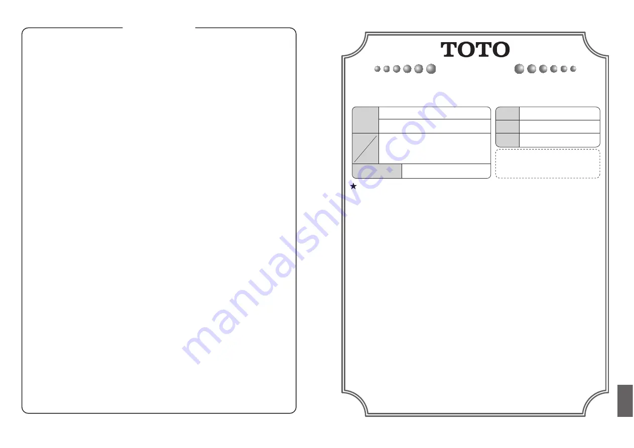 Toto TBV03427B Скачать руководство пользователя страница 28