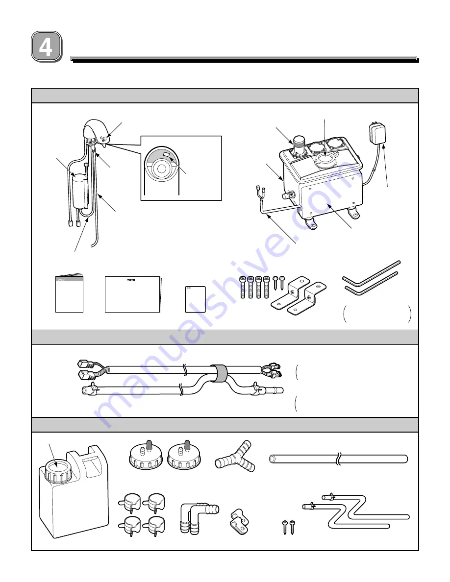 Toto TES1ADC-05 Installation Instructions Manual Download Page 4