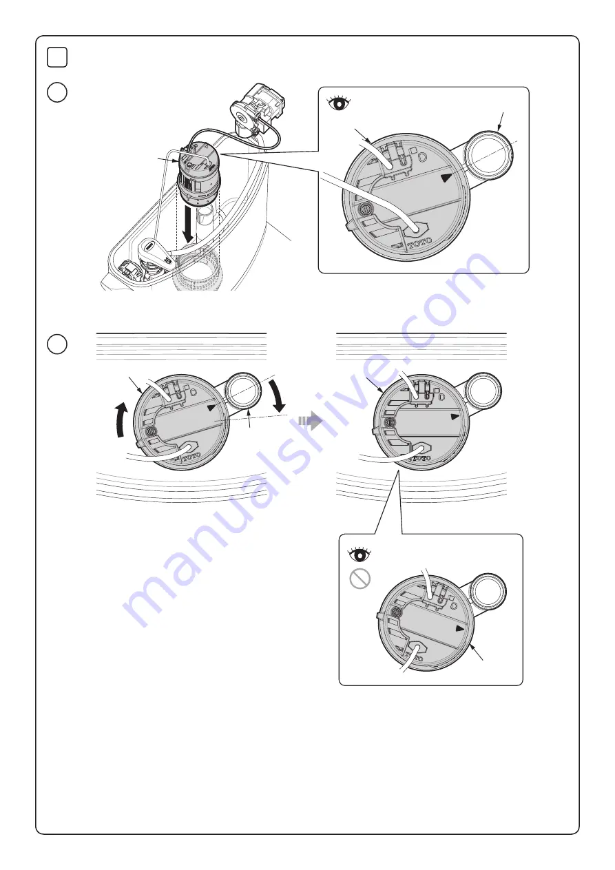 Toto WASHLET+ NEXUS 1G S500E MW4423046CUFGA 01 Series Installation Instructions Manual Download Page 14