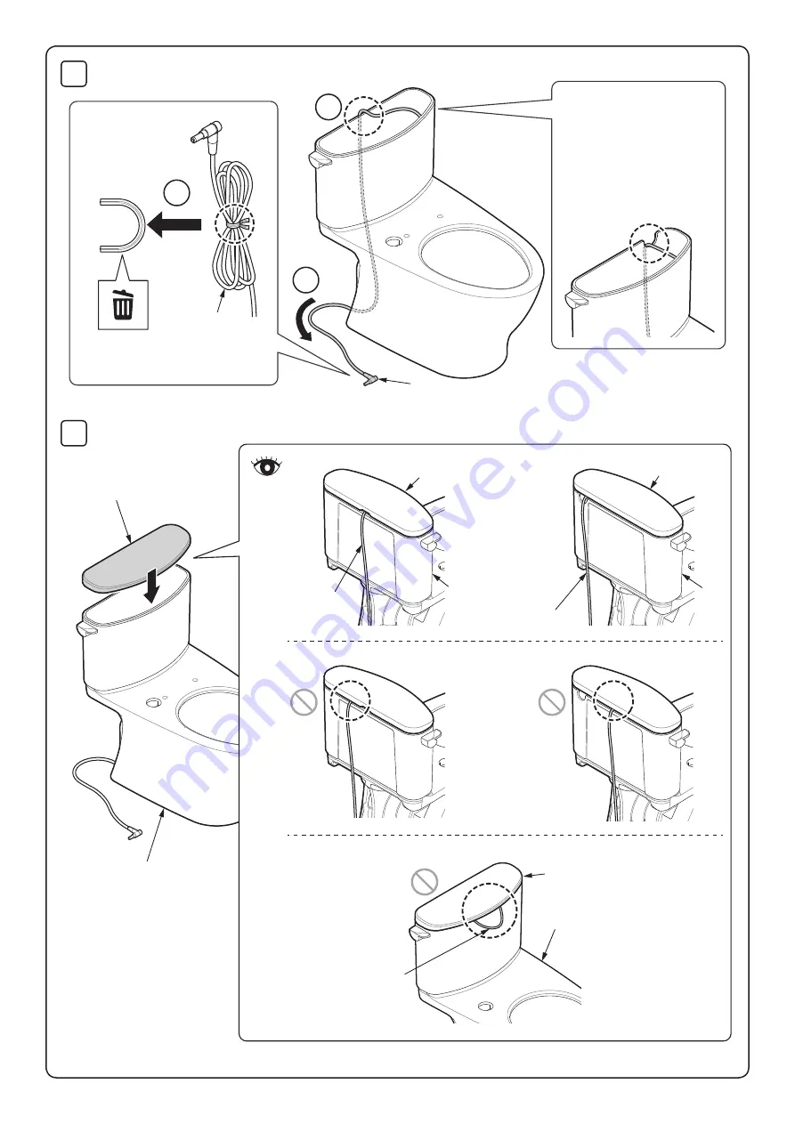 Toto WASHLET+ NEXUS 1G S500E MW4423046CUFGA 01 Series Installation Instructions Manual Download Page 16