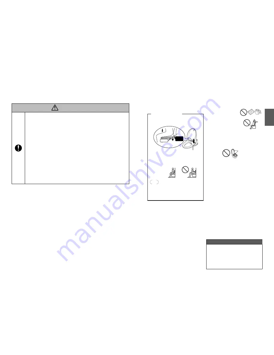 Toto WASHLET TCF6530G Instruction Manual Download Page 6