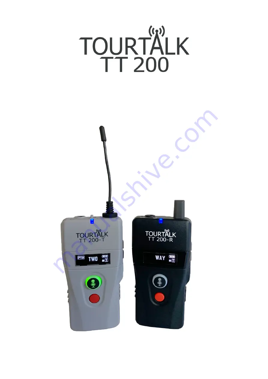 TOURTALK TT 200-R User Manual Download Page 1