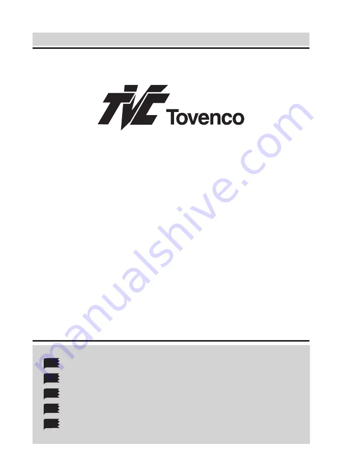 Tovenco Pardina User Instructions Download Page 1