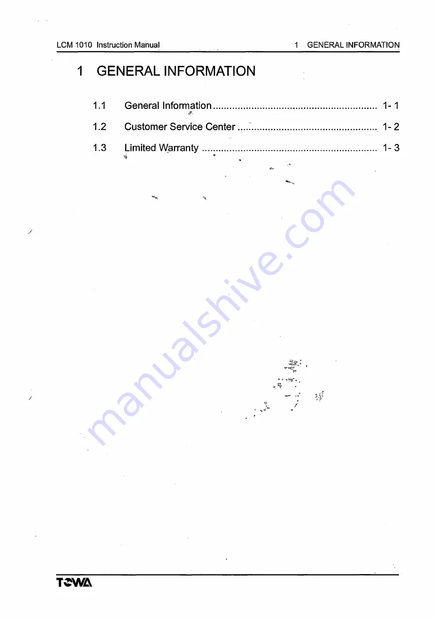 TOWA LCM1010 Operation Manual Download Page 398