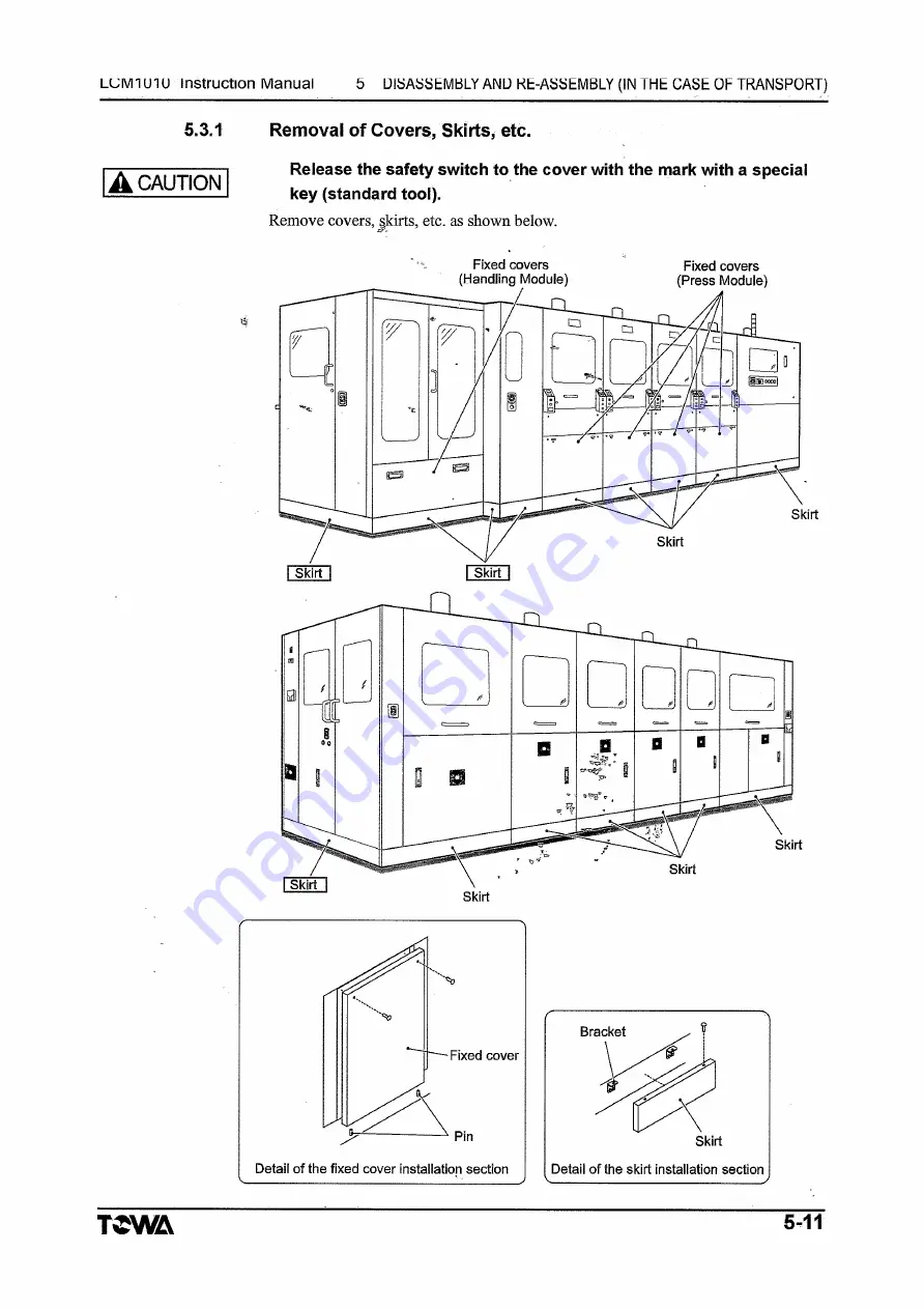 TOWA LCM1010 Operation Manual Download Page 498