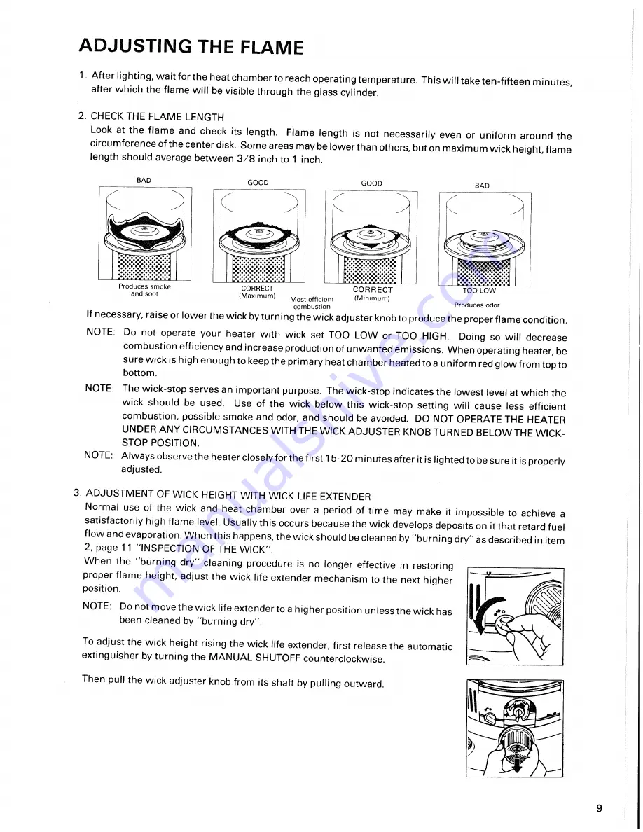 Toyostove SC-200B Скачать руководство пользователя страница 10