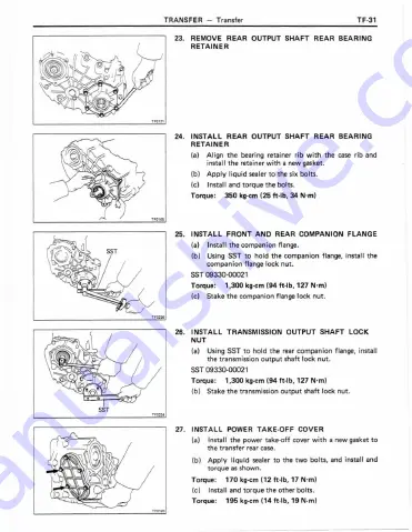 Toyota 1986 Landcuiser Repair Manual Download Page 141