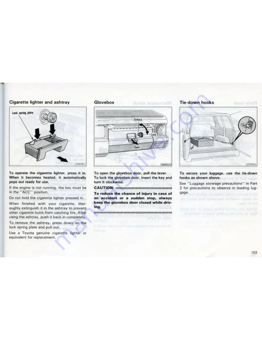 Toyota 1991 Land Cruiser 70 Series Скачать руководство пользователя страница 102