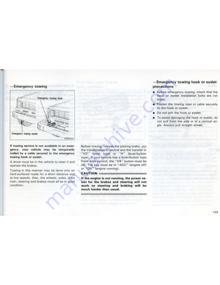 Toyota 1991 Land Cruiser 70 Series Скачать руководство пользователя страница 147