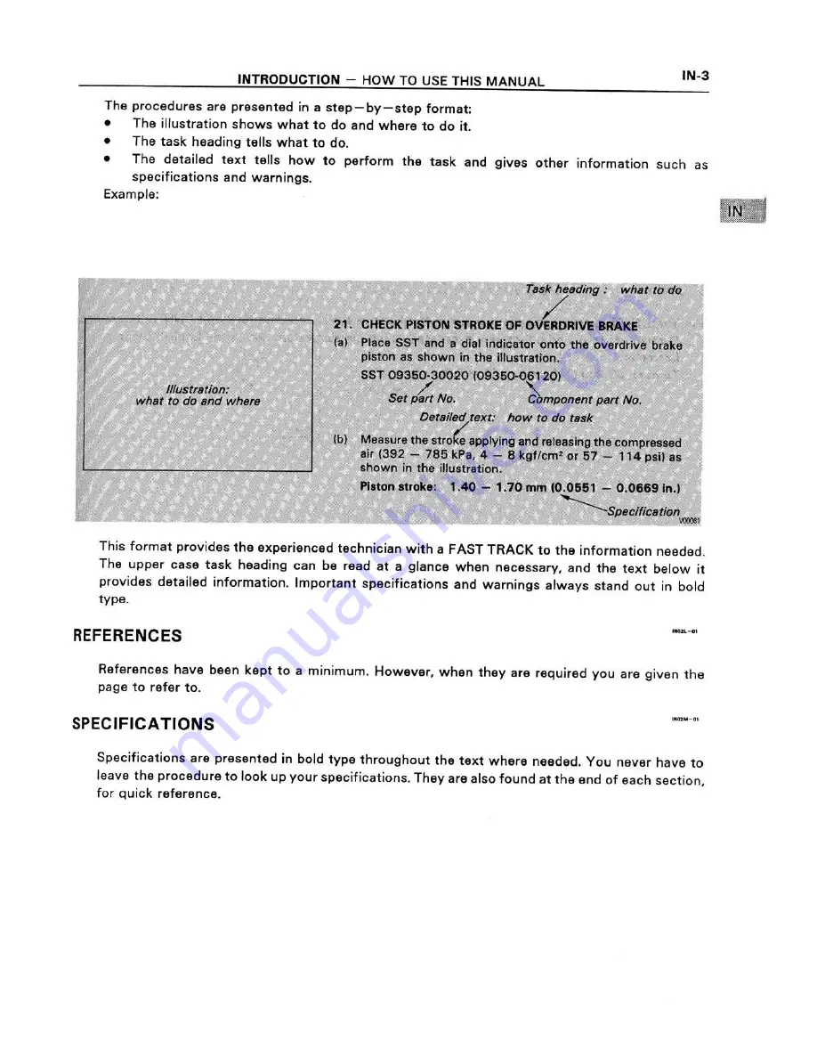 Toyota 1994 CELICA 4wd ST205 Series Supplemental Repair Manual Download Page 7